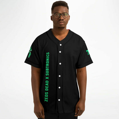 Zeds Dead x Subtronics Black Plain Rave Baseball Jersey