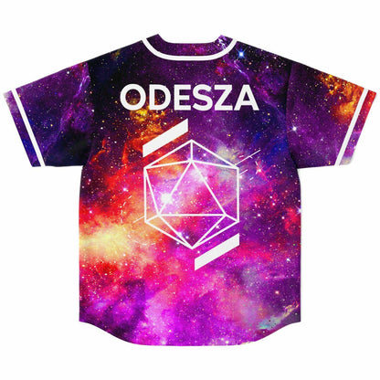 ODESZA Purple Magenta Galaxy Rave Baseball Jersey