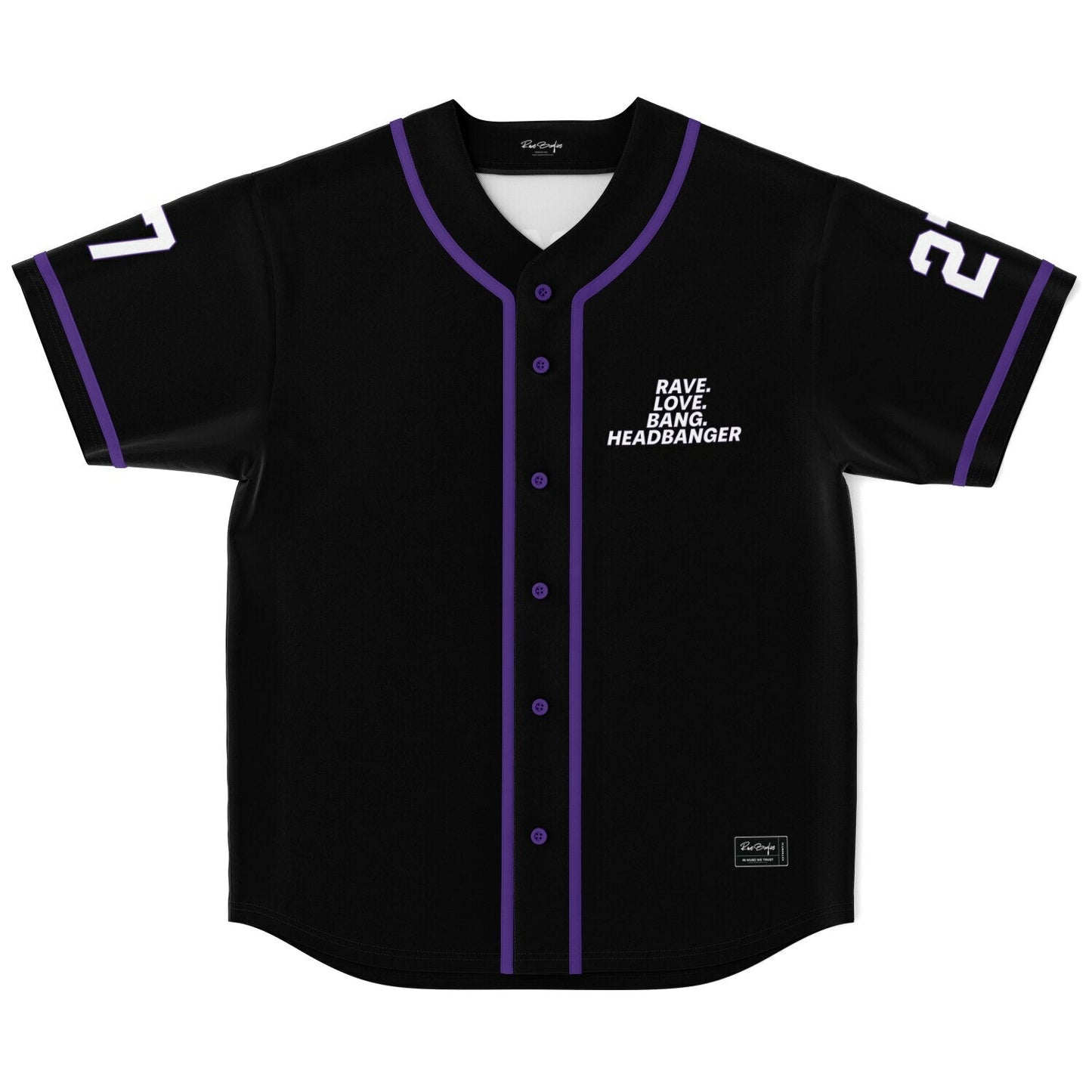 Warning Baseball Jersey