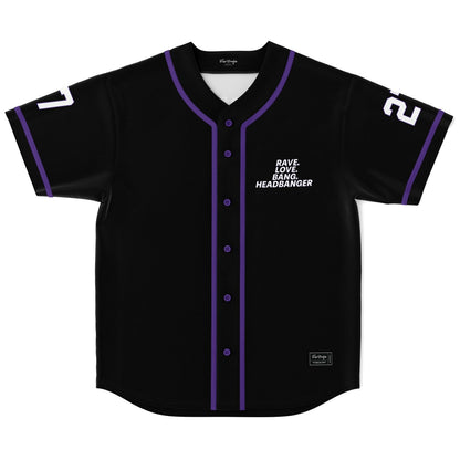 Warning Baseball Jersey