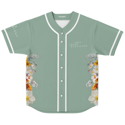 Lane 8 Sage Wildflower Bouquets Rave Baseball Jersey