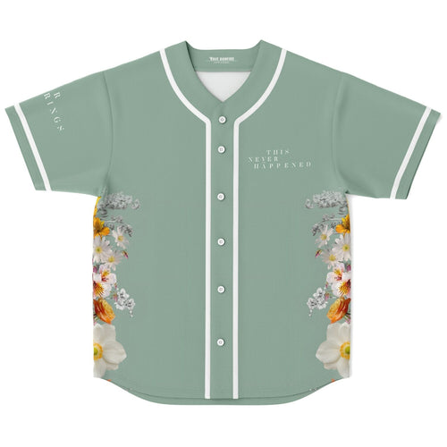 Lane 8 Sage Wildflower Bouquets Rave Baseball Jersey