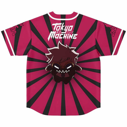Tokyo Machine Black Hot Cartoon Monster Rave Baseball Jersey
