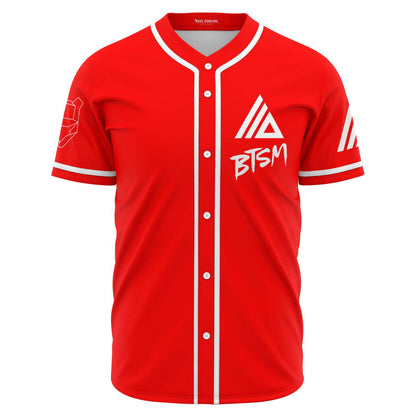 Black Tiger Sex Machine Bright Red White Btsm Rave Baseball Jersey