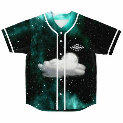 SLANDER Teal Green Outer Space Rave Baseball Jersey