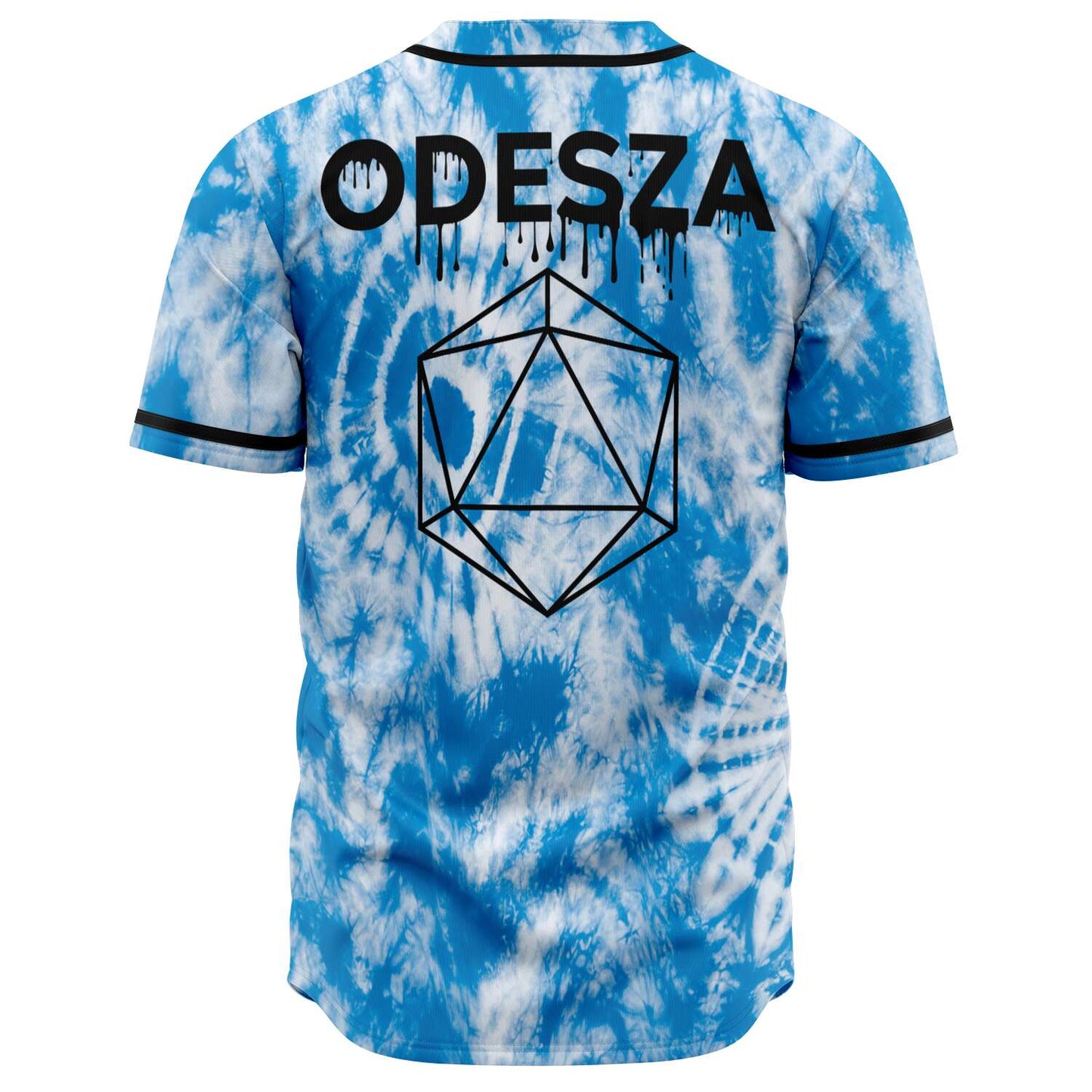 ODESZA Sky Blue Spiral Tie Rave Baseball Jersey