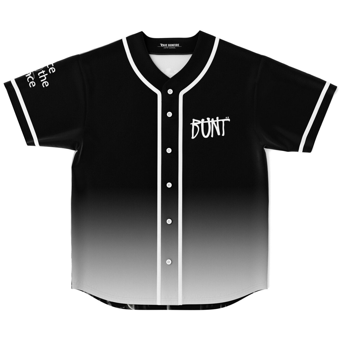BUNT Black Concert Crowd Rave Baseball Jersey