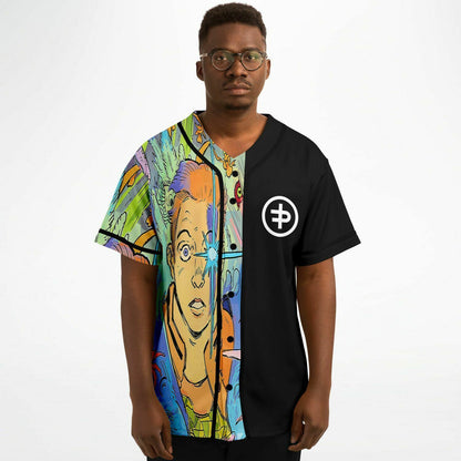 Flux Pavilion Left Half Panel Rave Baseball Jersey