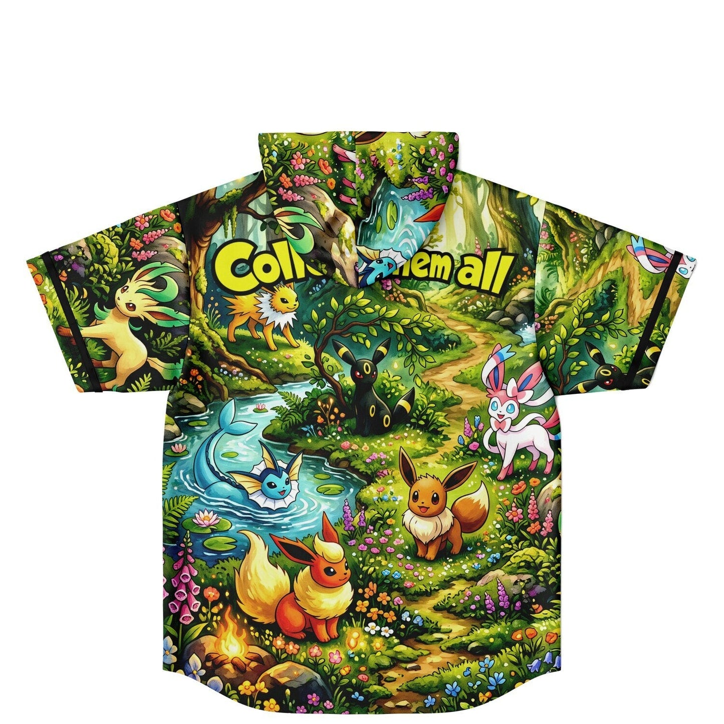evee custom Hooded Baseball Jersey