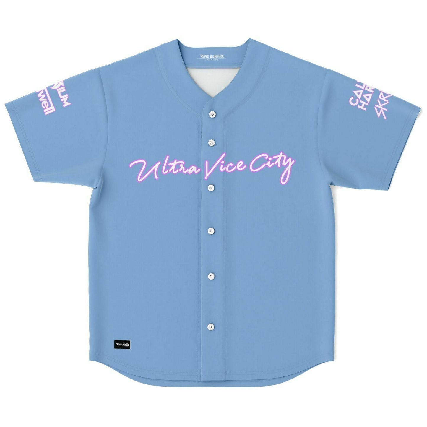 Ultra Music Festival Light Sky No Illustrative Rave Baseball Jersey