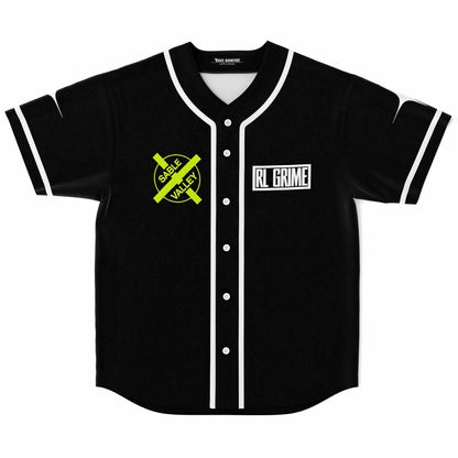 RL Grime Black Minimal Rave Baseball Jersey