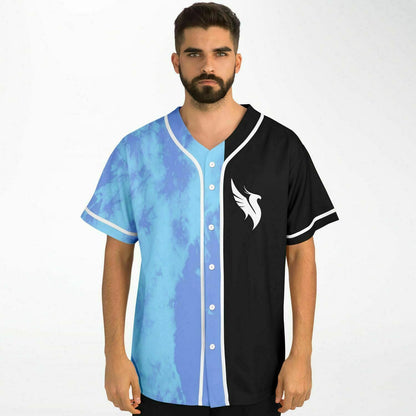 ILLENIUM Split Black Half Rave Baseball Jersey