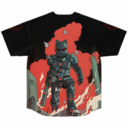 Black Tiger Sex Machine Armored Cyberpunk Rave Baseball Jersey