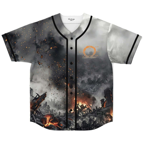 Grey God War Rave Baseball Jersey