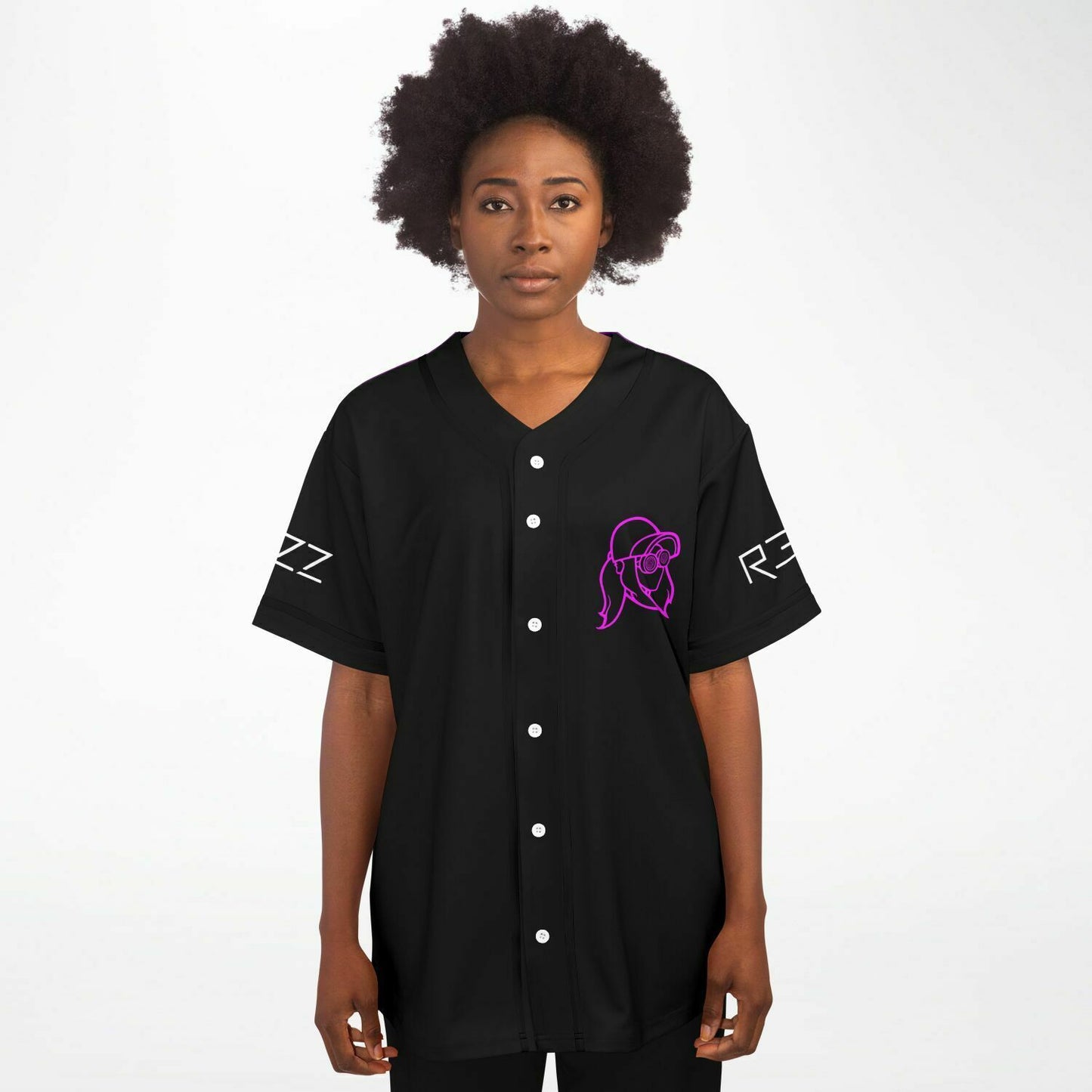 Rezz Black Hooded Rave Baseball Jersey