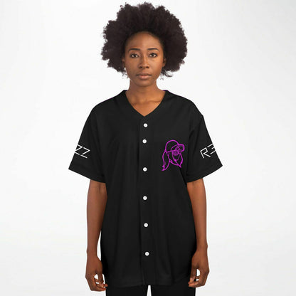 Rezz Black Hooded Rave Baseball Jersey