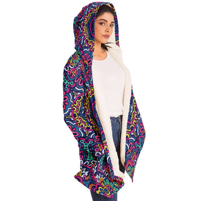 Tribal custom hooded cloak