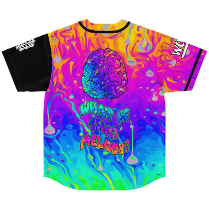 Rainbow Neon Melting Rave Baseball Jersey