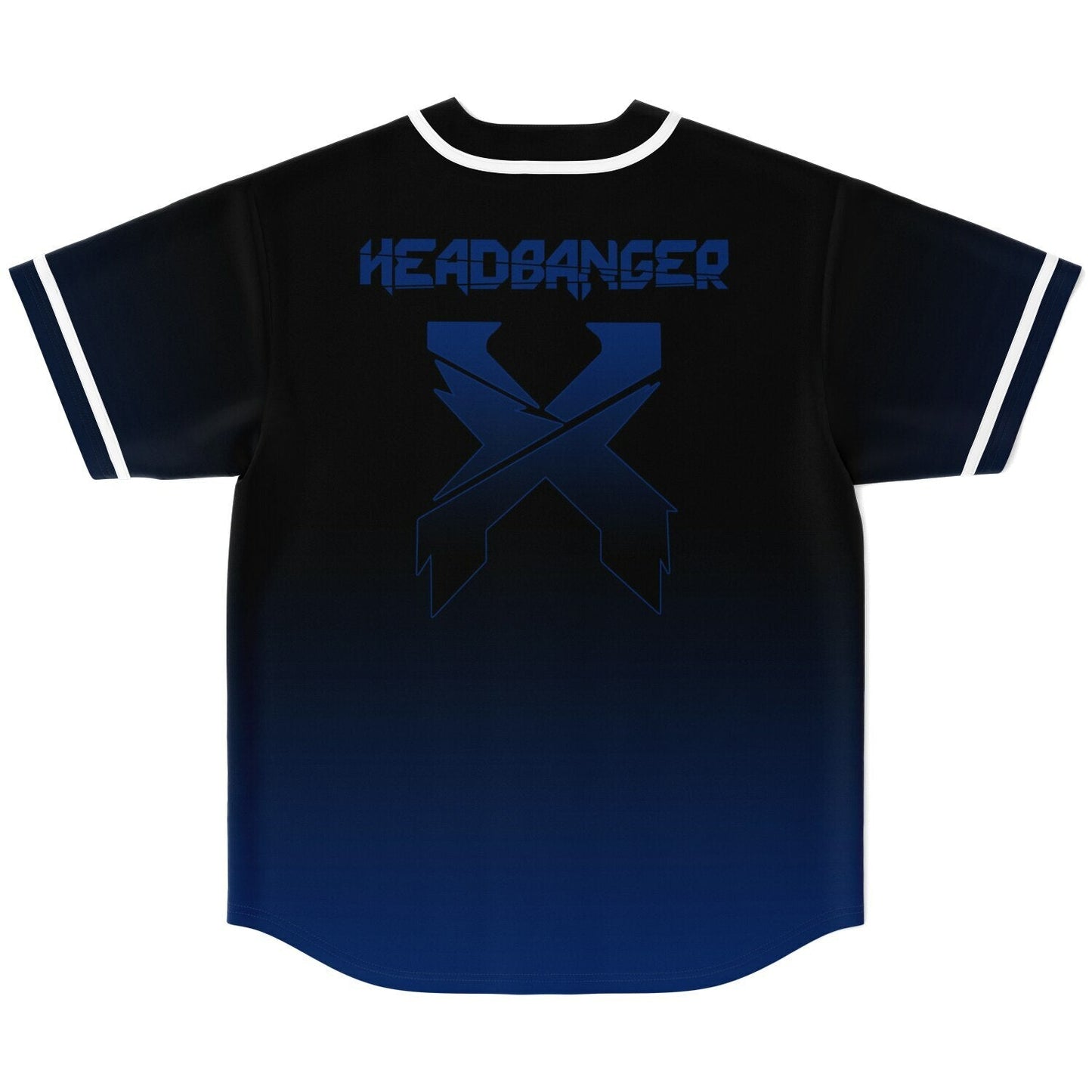 Excision Black Royal Crossed Blades Rave Baseball Jersey