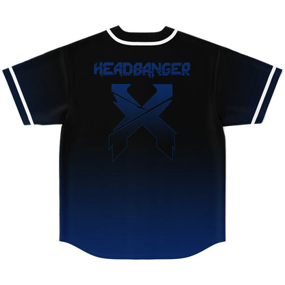 Excision Black Royal Crossed Blades Rave Baseball Jersey