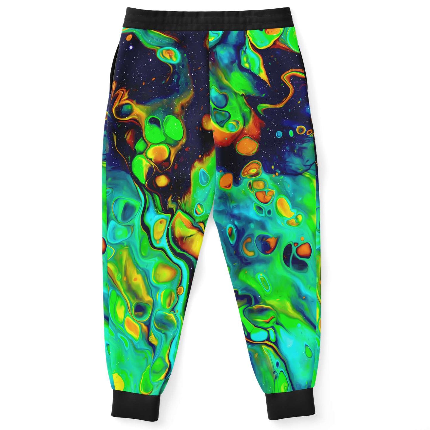 Green Fluid Acid Rave Joggers