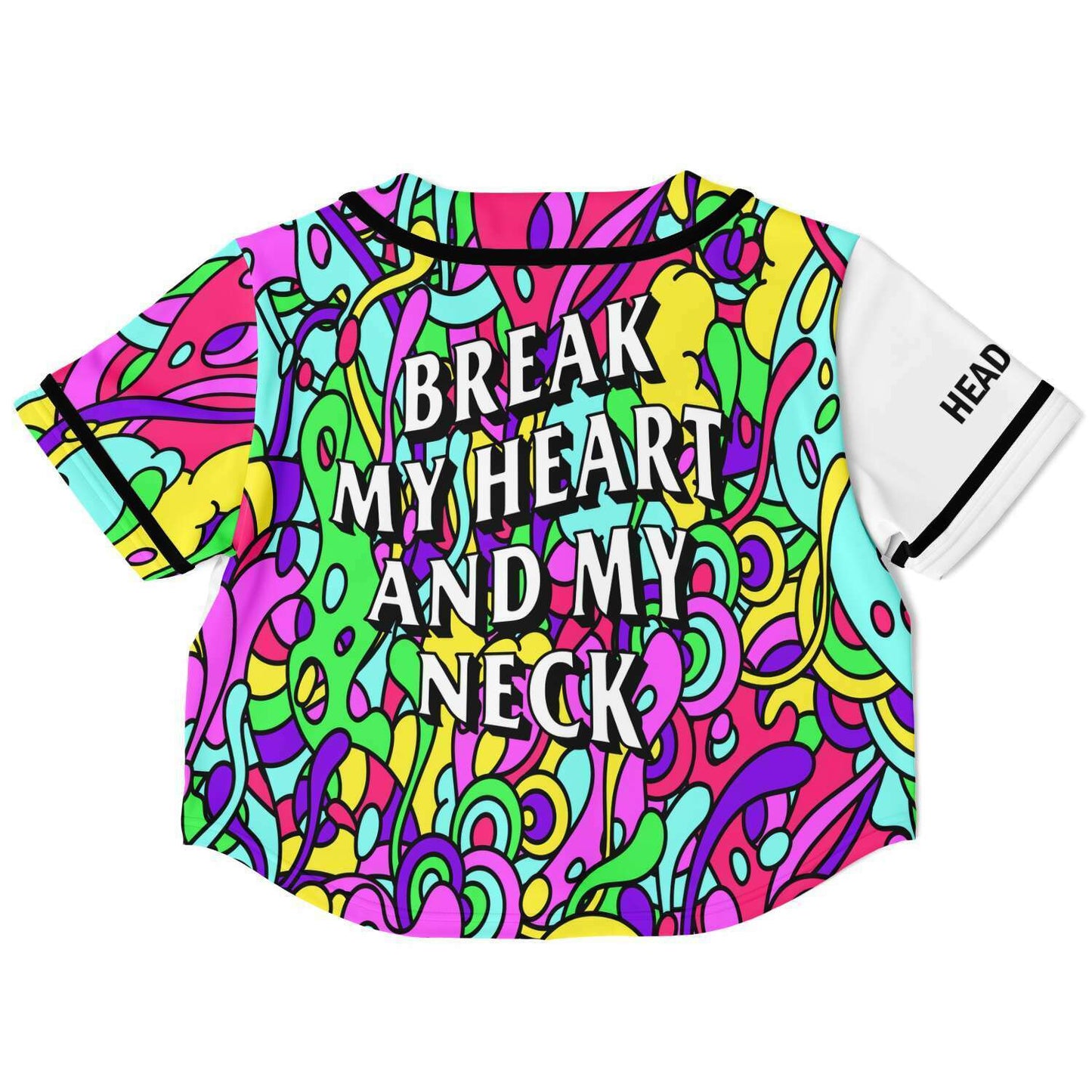 Break my heatt and my neck Crop Top