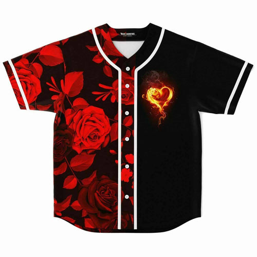 Black Split Rave Baseball Jersey