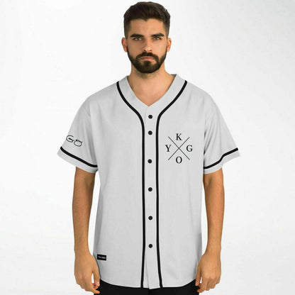 Kygo White Cross Rave Baseball Jersey