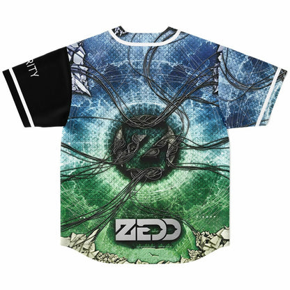 Zedd Split ‘Clarity’ Shattered Rave Baseball Jersey