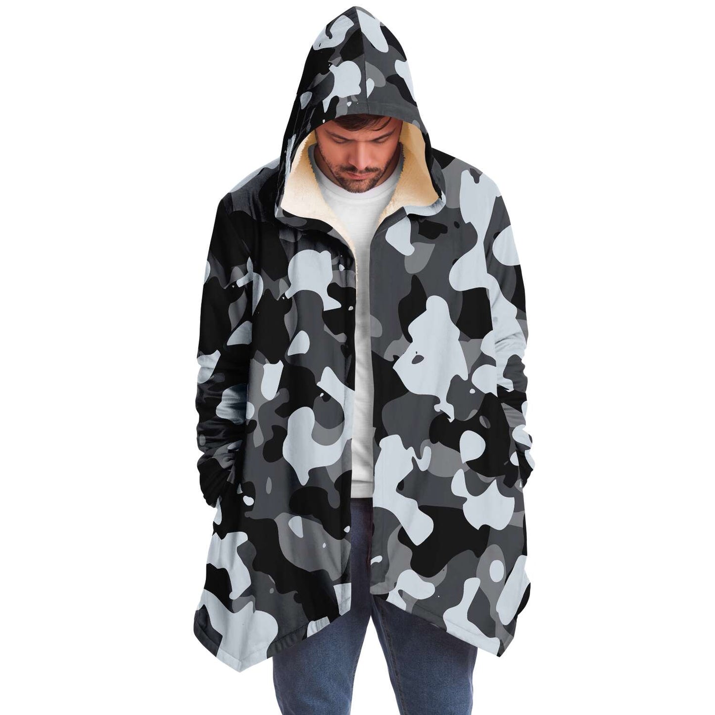 Deep Purple Symmetrical Ornate Rave Cloak