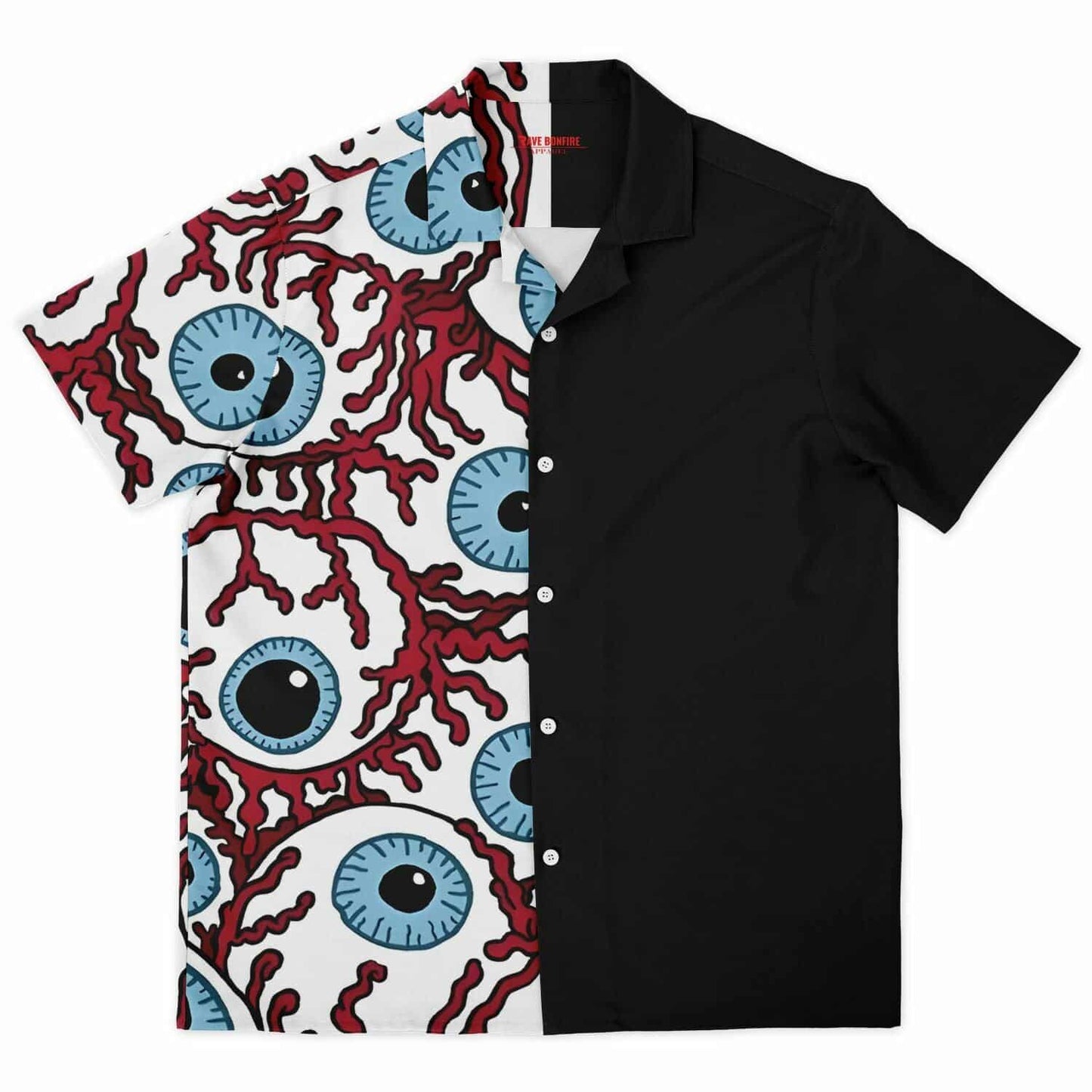 Trippy eyes buttons up shirt copy