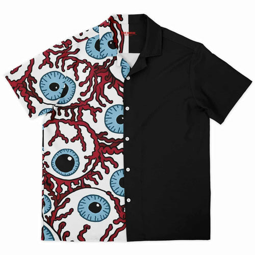 Trippy eyes buttons up shirt copy