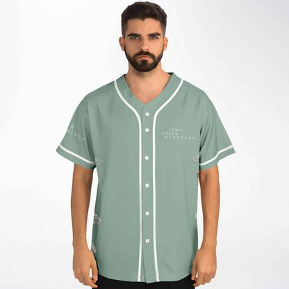 Lane 8 Sage Wildflower Bouquets Rave Baseball Jersey