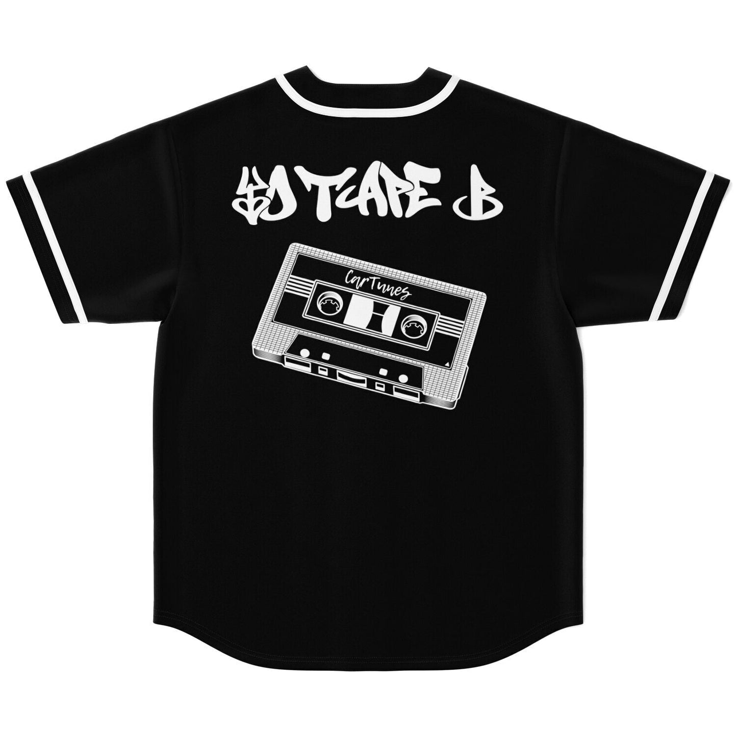 Black Old School Rave Baseball Jersey