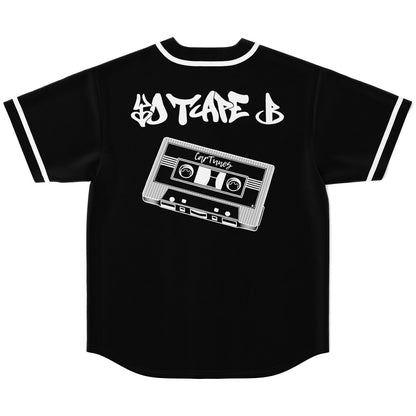 Black Old School Rave Baseball Jersey