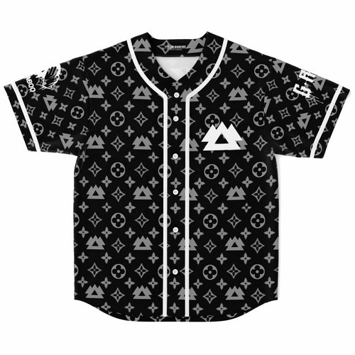 WAKAAN Black Louis Vuitton Rave Baseball Jersey