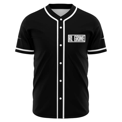 RL Grime Black Boxed Wordmark Rave Baseball Jersey