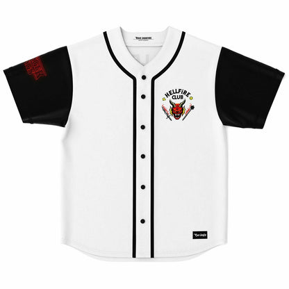 White Body ‘Hellfire Club’ Rave Baseball Jersey