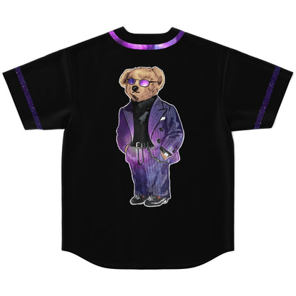Black Teddy Bear Rave Baseball Jersey