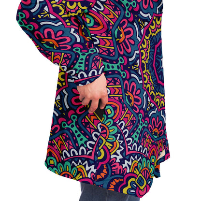 Tribal custom hooded cloak