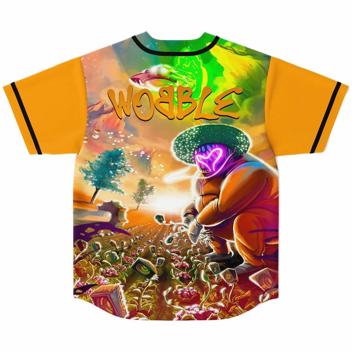 Orange Rave Baseball Jersey