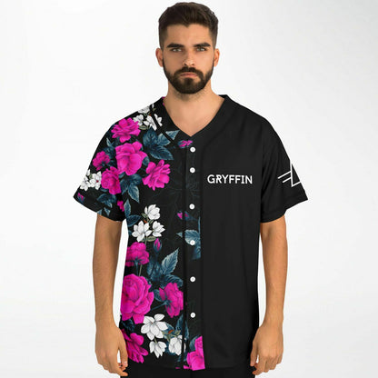 Gryffin Black Split Rave Baseball Jersey