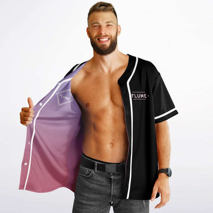 Flume Pink Kaleidoscope Reversible Baseball Jersey