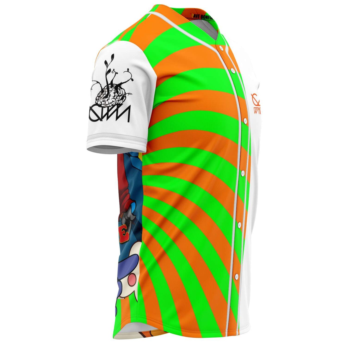 Bright Orange Beatles Yellow Rave Baseball Jersey