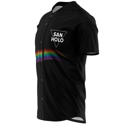 San Holo Black Rainbow Light Rave Baseball Jersey