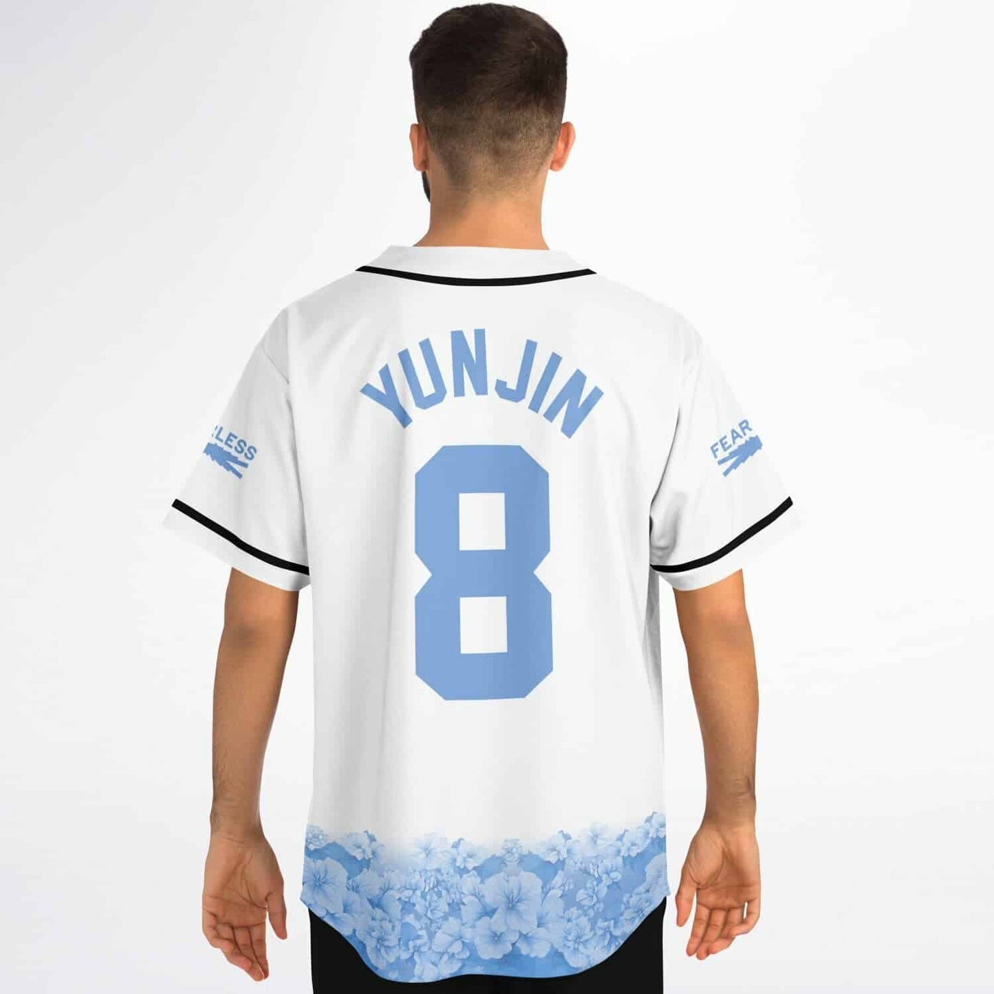 White ‘Fearless’ Lightning Rave Baseball Jersey