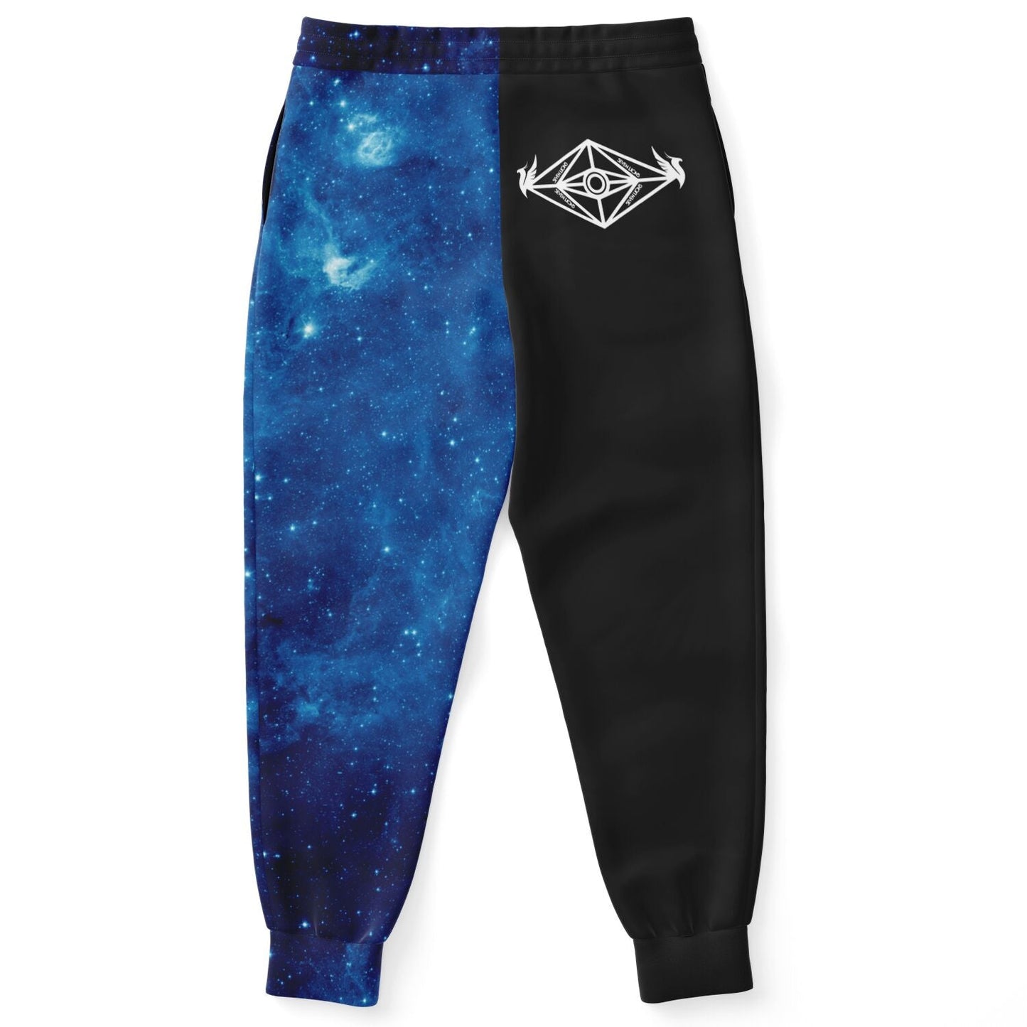 Black Deep Starry Galaxy Rave Joggers