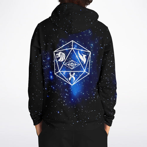 Galaxy Icosahedron Emblem Rave Hoodie
