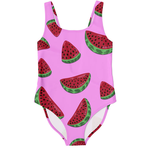 Pink Tossed Watermelon Rave Swimsuit