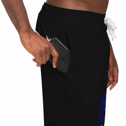 Black Deep Starry Galaxy Rave Joggers